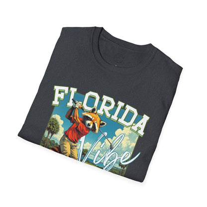 Florida Vibe Unisex Softstyle T-Shirt | Relaxed Fit Graphic Tee for Casual Days, Summer and Travel,florida,sport,golf
