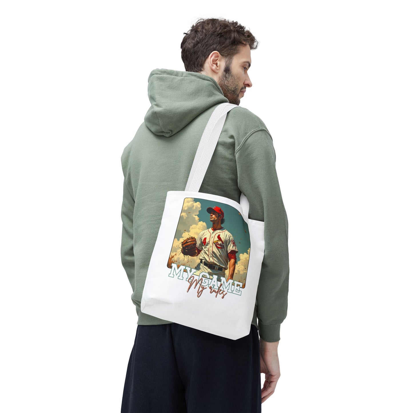 Baseball Tote Bag - My Game, My Stats - Perfect for Sports Fans