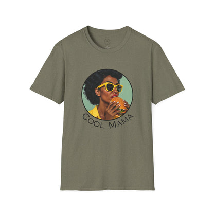 Cool Mama Graphic T-Shirt - Unisex Softstyle Tee for Trendy Moms