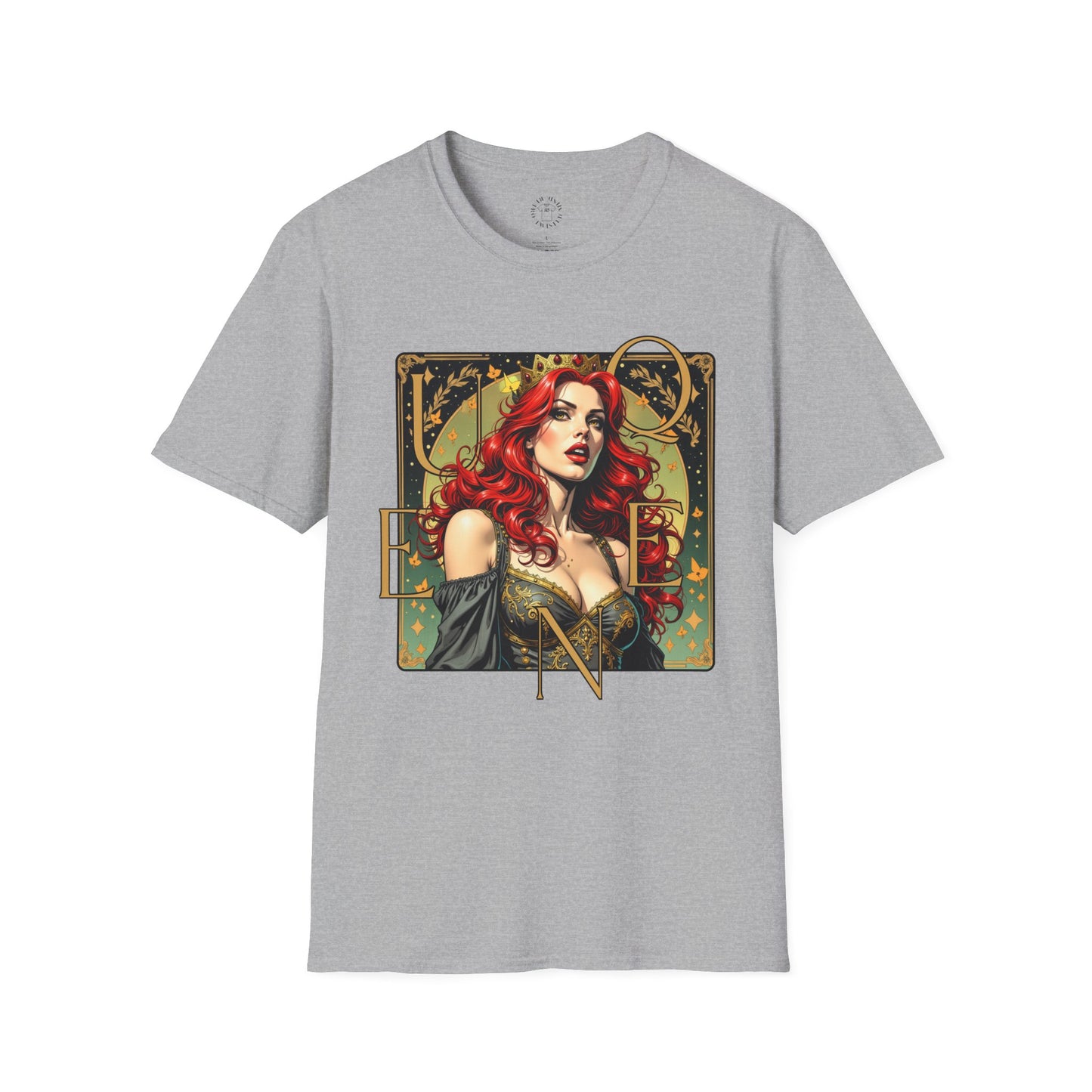 Enchanting Queen Graphic Unisex Softstyle T-Shirt,queen,girl