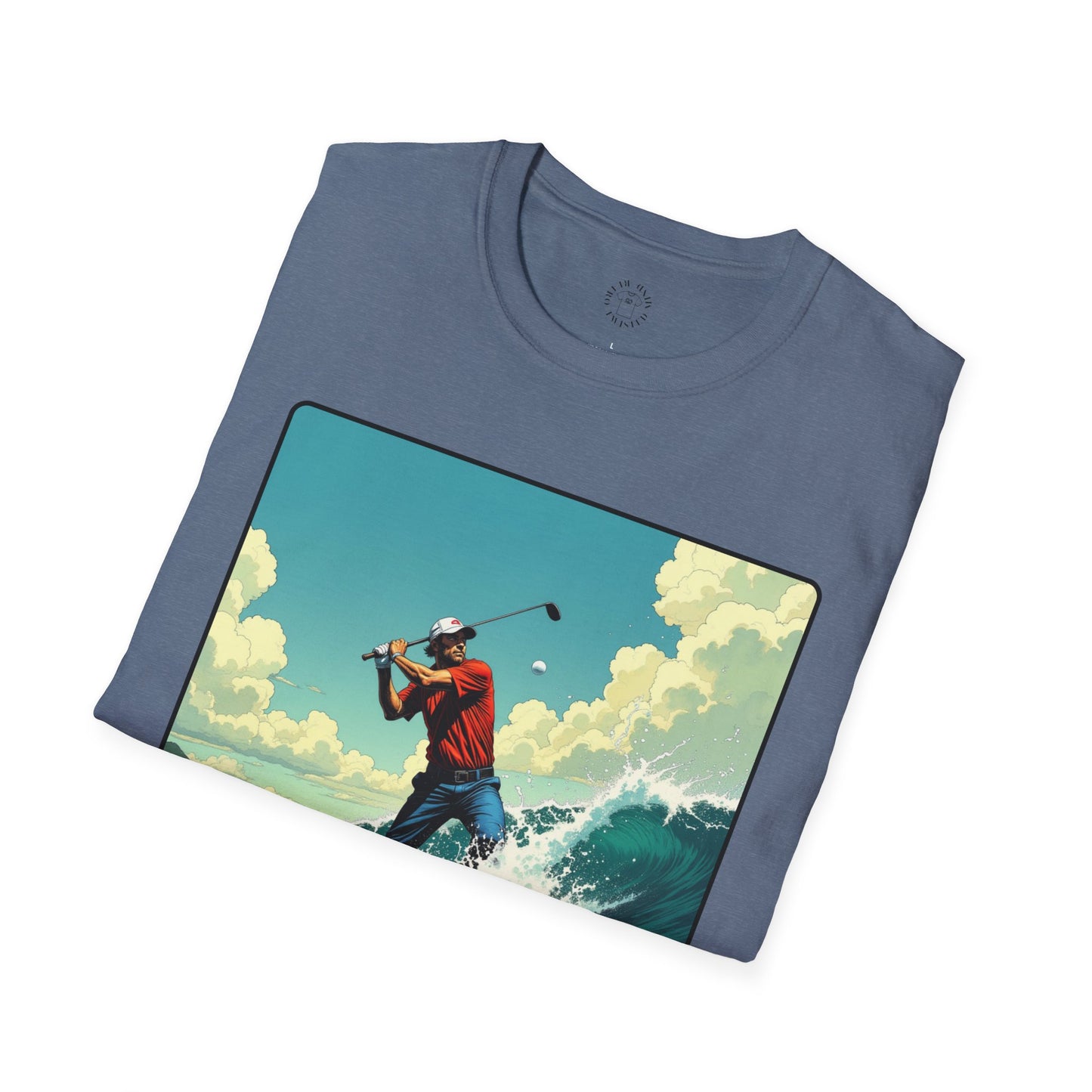 My Game Unisex Softstyle T-Shirt - Retro Golf Graphic Tee, golf, ocean,sport