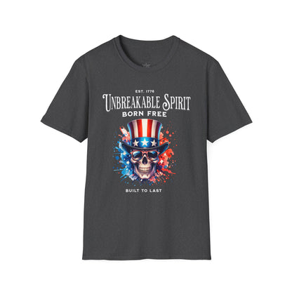 Patriotic Skull T-Shirt | Unisex Independence Day Tee