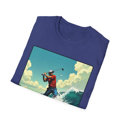 My Game Unisex Softstyle T-Shirt - Retro Golf Graphic Tee, golf, ocean,sport