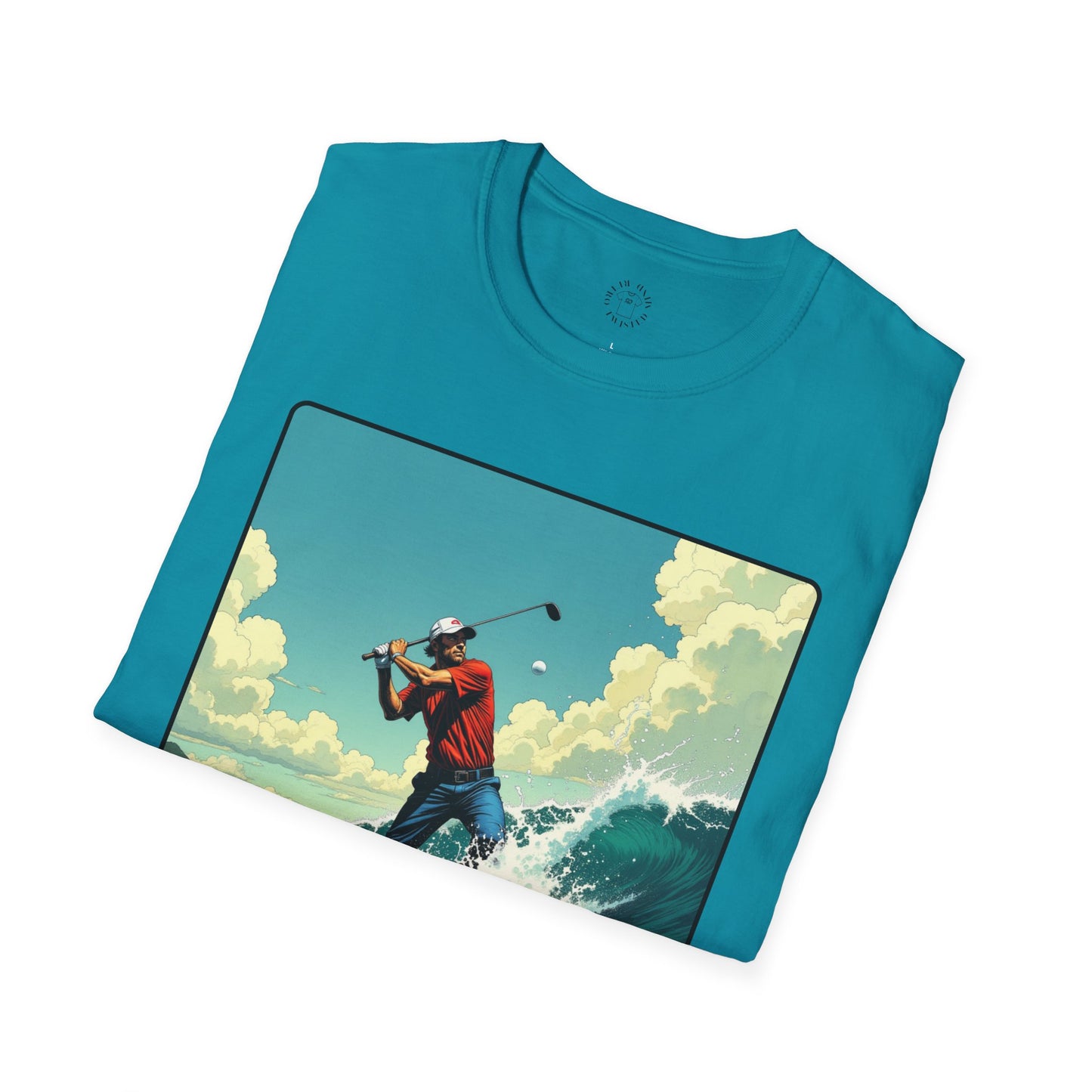 My Game Unisex Softstyle T-Shirt - Retro Golf Graphic Tee, golf, ocean,sport