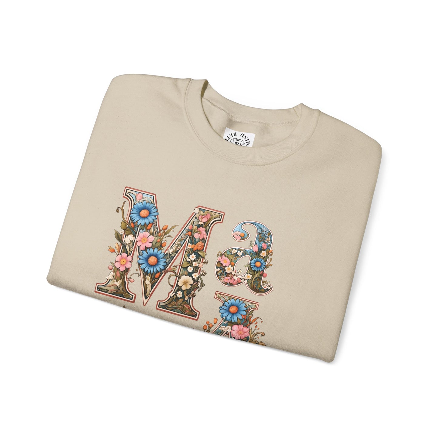 Unisex Heavy Blend™ Crewneck Sweatshirt,mother day gift, mama ,flower