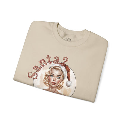 Funny Cookie Lover Sweatshirt - Retro Design - Santa? Christmas