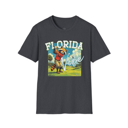 Florida Vibe Unisex Softstyle T-Shirt | Relaxed Fit Graphic Tee for Casual Days, Summer and Travel,florida,sport,golf