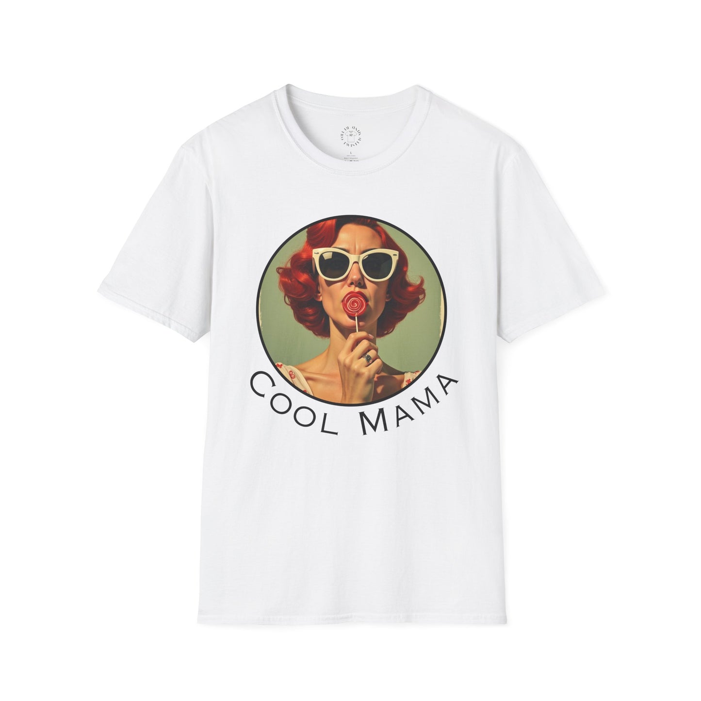 Cool Mama Vintage-Inspired Unisex T-Shirt | Softstyle Tee for Trendy Moms