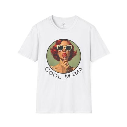 Cool Mama Vintage-Inspired Unisex T-Shirt | Softstyle Tee for Trendy Moms