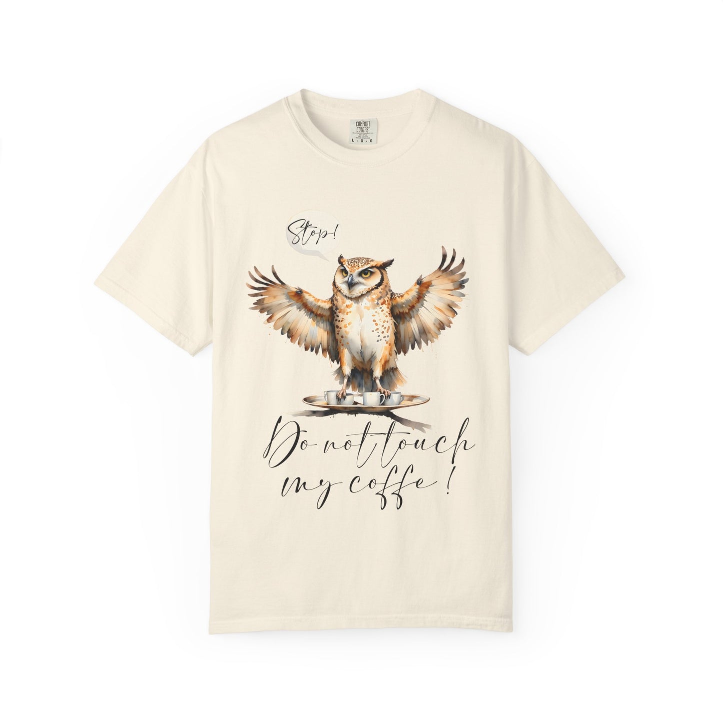 Owl “Do Not Touch My Coffee” Graphic T-Shirt