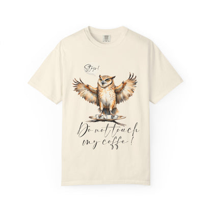 Owl “Do Not Touch My Coffee” Graphic T-Shirt