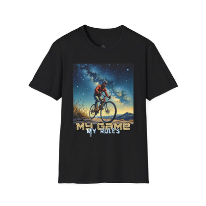 Cycling Adventure Unisex Softstyle T-Shirt - My Game My Rules, cycling ,sport