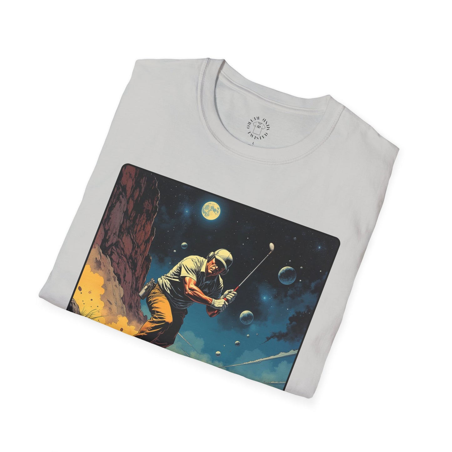 My Game, My Rules Unisex Softstyle T-Shirt - Retro Space Design, golf ,sport