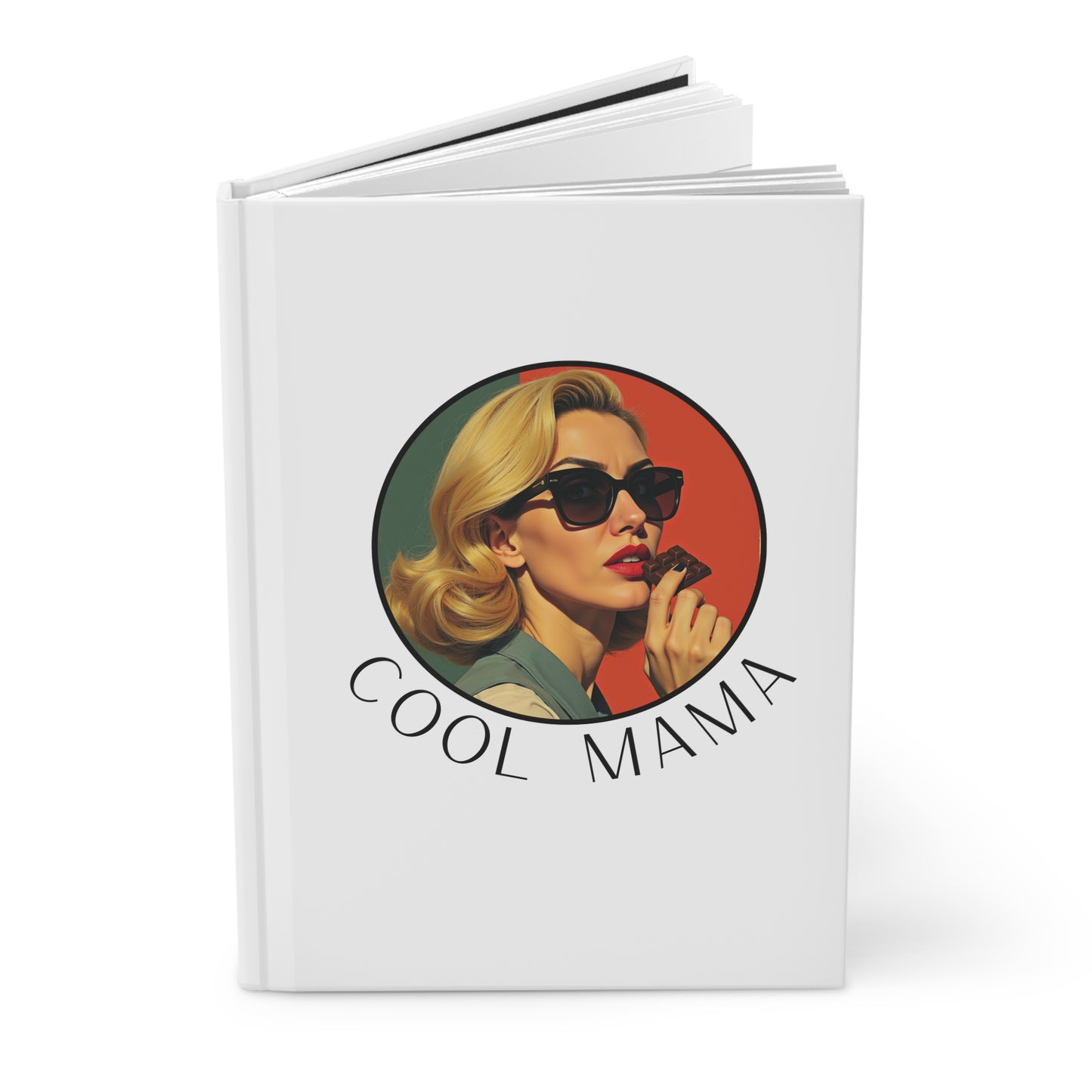 Cool Mama Hardcover Journal for Moms, Inspirational Notebook, Mother's Day Gift, Vintage Style Journal, Gift for Her