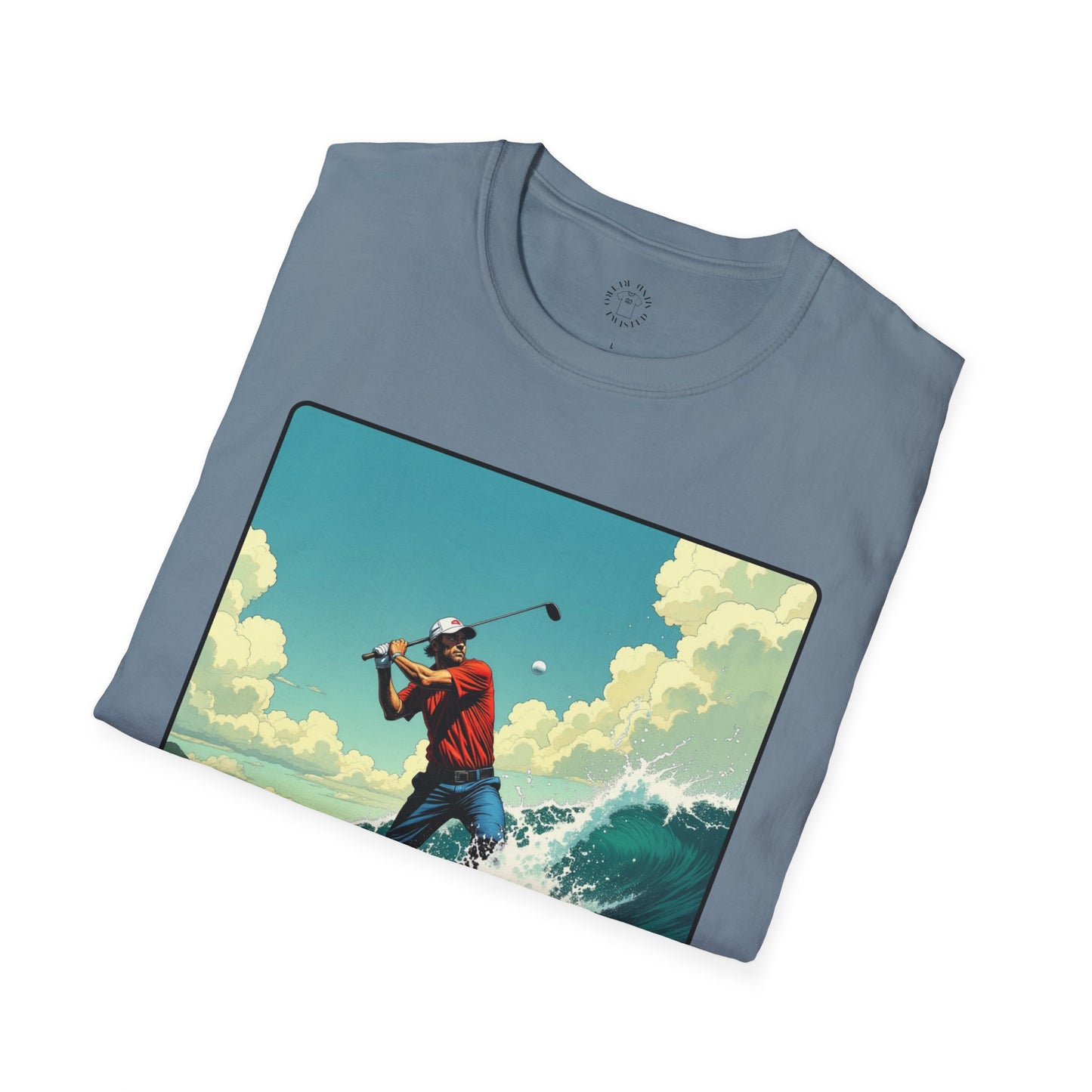 My Game Unisex Softstyle T-Shirt - Retro Golf Graphic Tee, golf, ocean,sport