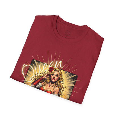 Empowered Women Unisex Softstyle T-Shirt - Bold & Confident Design, queen. girl