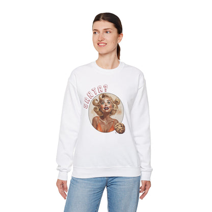 Funny Cookie Lover Sweatshirt - Retro Design - Santa? Christmas