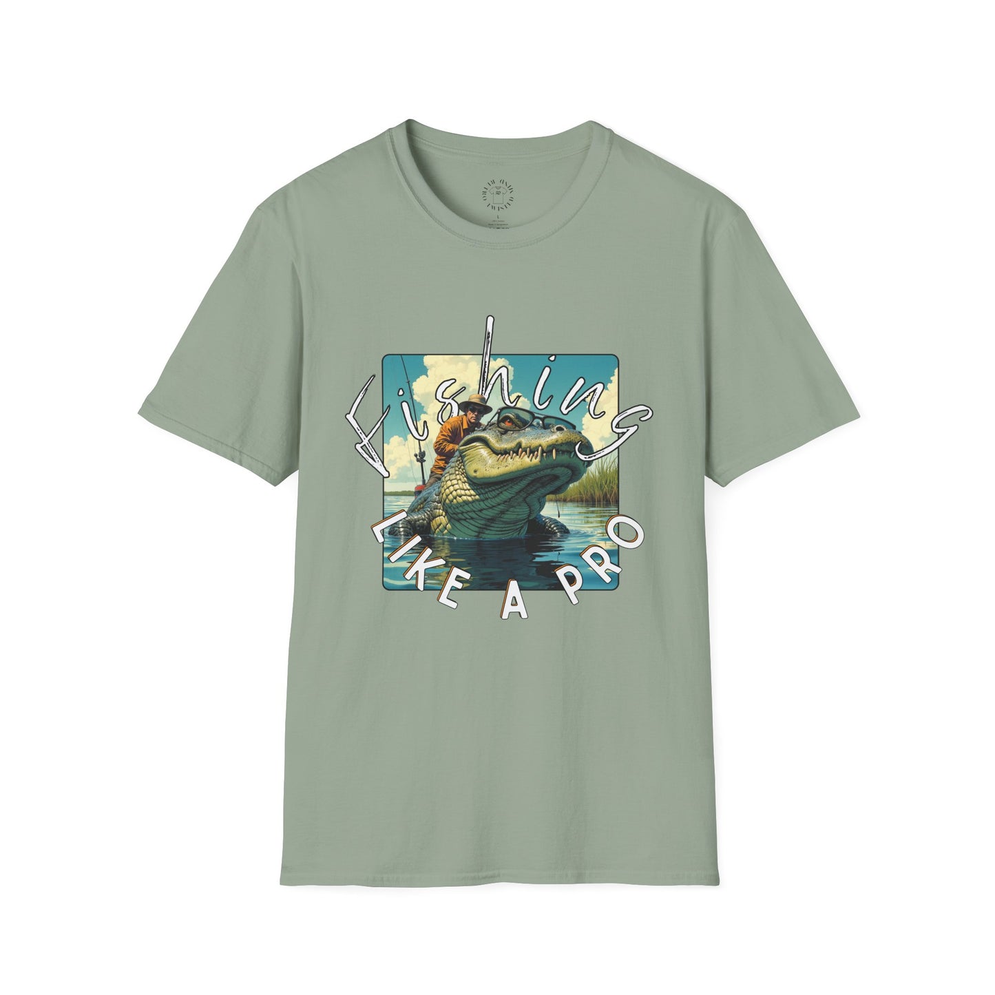 Fishing Like a Pro Unisex Softstyle T-Shirt,gator