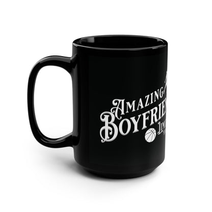 Amazing Boyfriend, Basketball, Valentine's  day gift for him .Black Mug