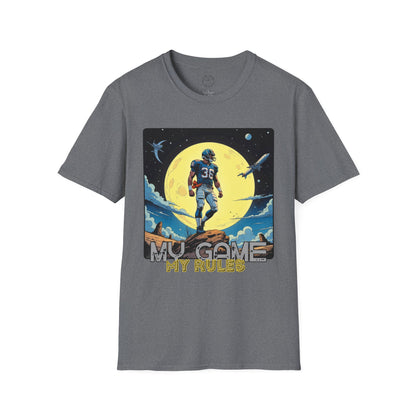 Men's Graphic T-Shirt - 'My Game My Rules' ,football, sport ,