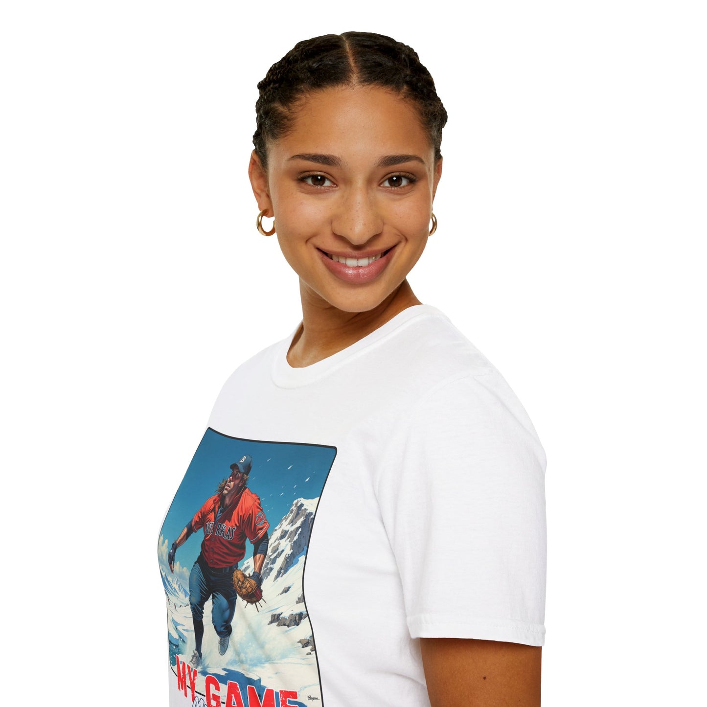 My Game My Rules Unisex Softstyle T-Shirt - Casual Fashion for Sports Lovers,sport , baseball,