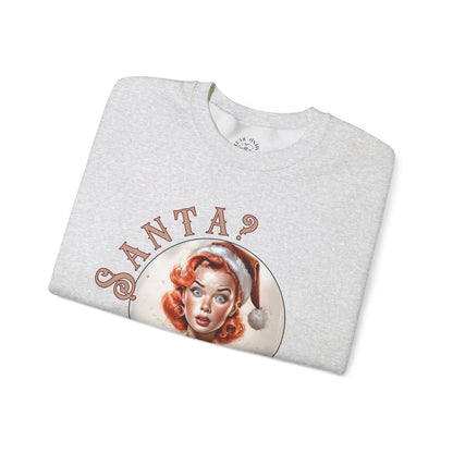 Funny Cookie Lover Sweatshirt - Retro Design - Santa? Christmas