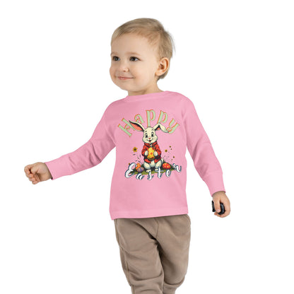 Happy Easter Toddler Long Sleeve Tee,baby