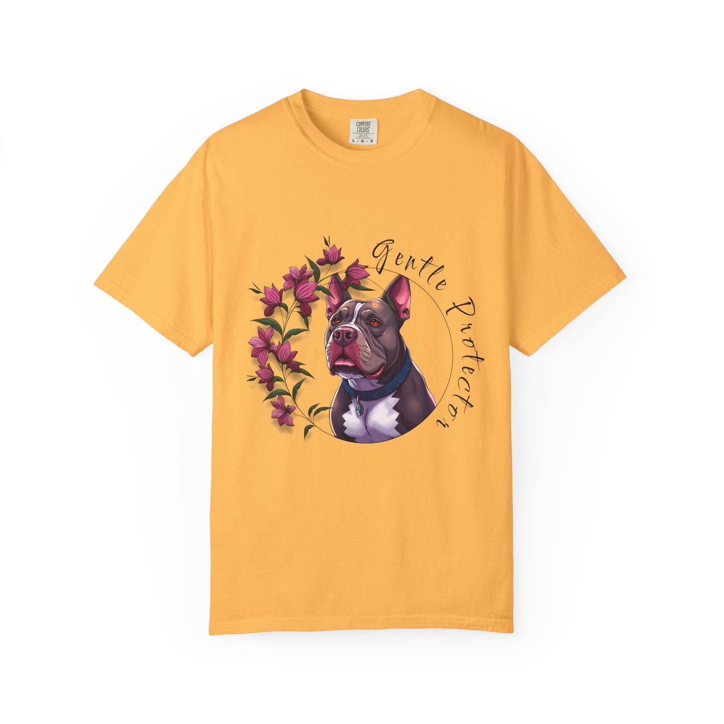 Gentle Protector Dog T-Shirt, Animal Lover Gift, Pet Memorial Tee, Casual Wear, Gift for Dog Owners, Nature T-Shirt