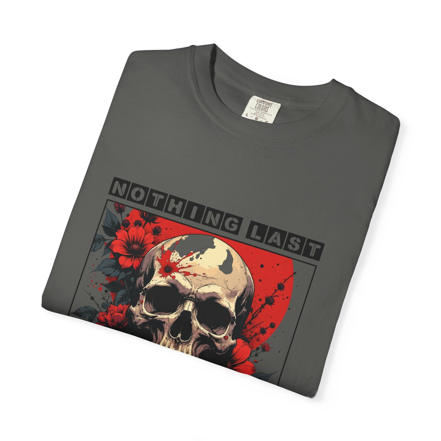 Edgy Skull Graphic T-Shirt - Unique Casual Wear, Unisex Streetwear, Gift for Music Lovers, Halloween Costume, Forever Quote Tee