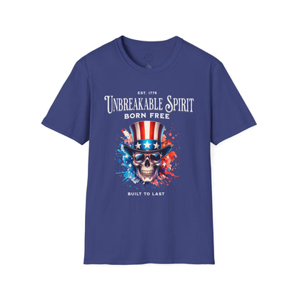 Patriotic Skull T-Shirt | Unisex Independence Day Tee