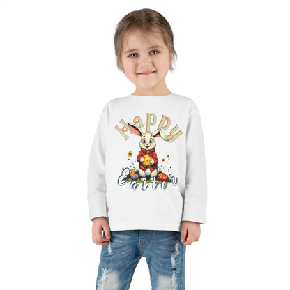 Happy Easter Toddler Long Sleeve Tee,baby