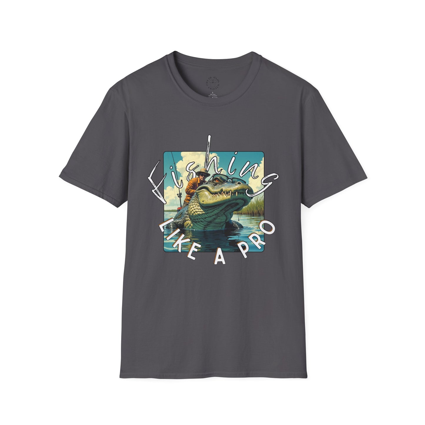 Fishing Like a Pro Unisex Softstyle T-Shirt,gator