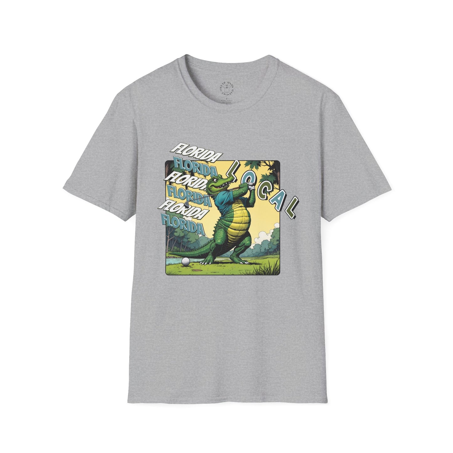 Florida Local Alligator Unisex Softstyle T-Shirt,golf,sport,florida