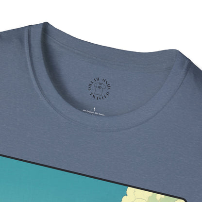 My Game Unisex Softstyle T-Shirt - Retro Golf Graphic Tee, golf, ocean,sport