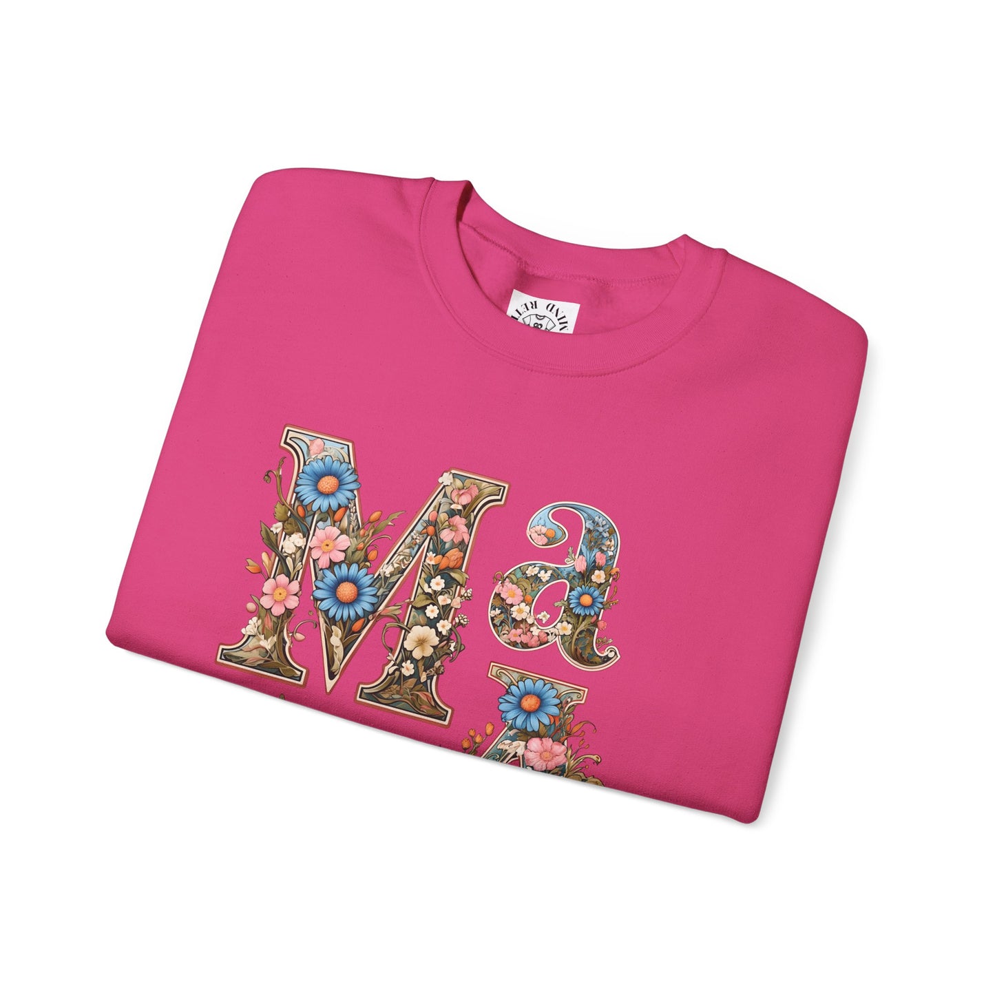 Unisex Heavy Blend™ Crewneck Sweatshirt,mother day gift, mama ,flower