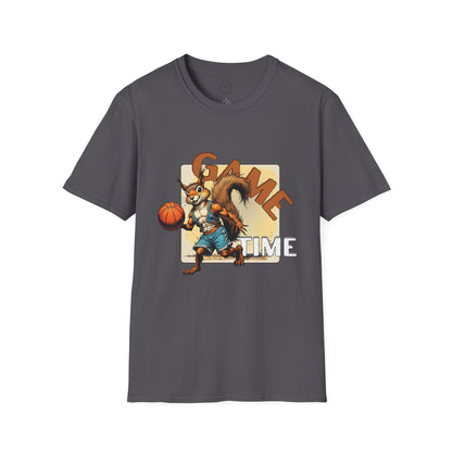 Basketball Squirrel Game Time Unisex T-Shirt,sport,twisted