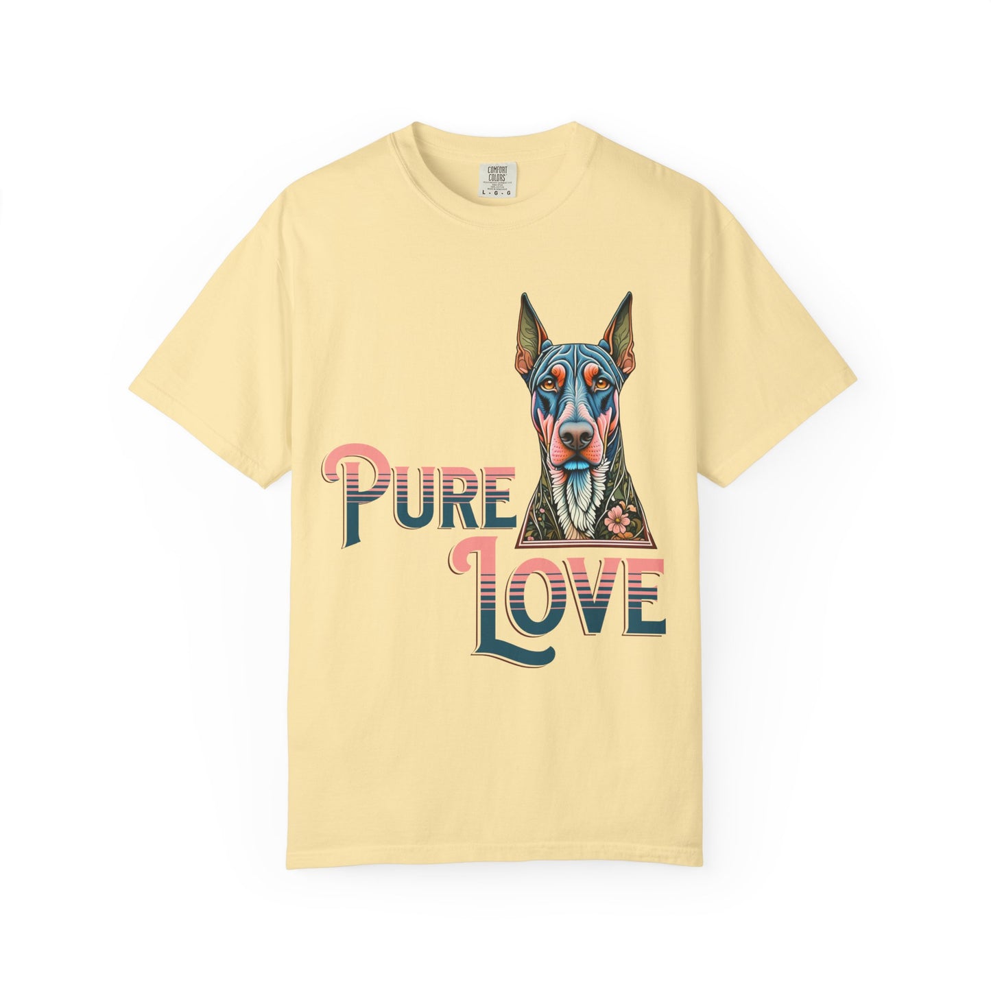 Pure Love Unisex Garment-Dyed T-Shirt - Dog Lovers Tee