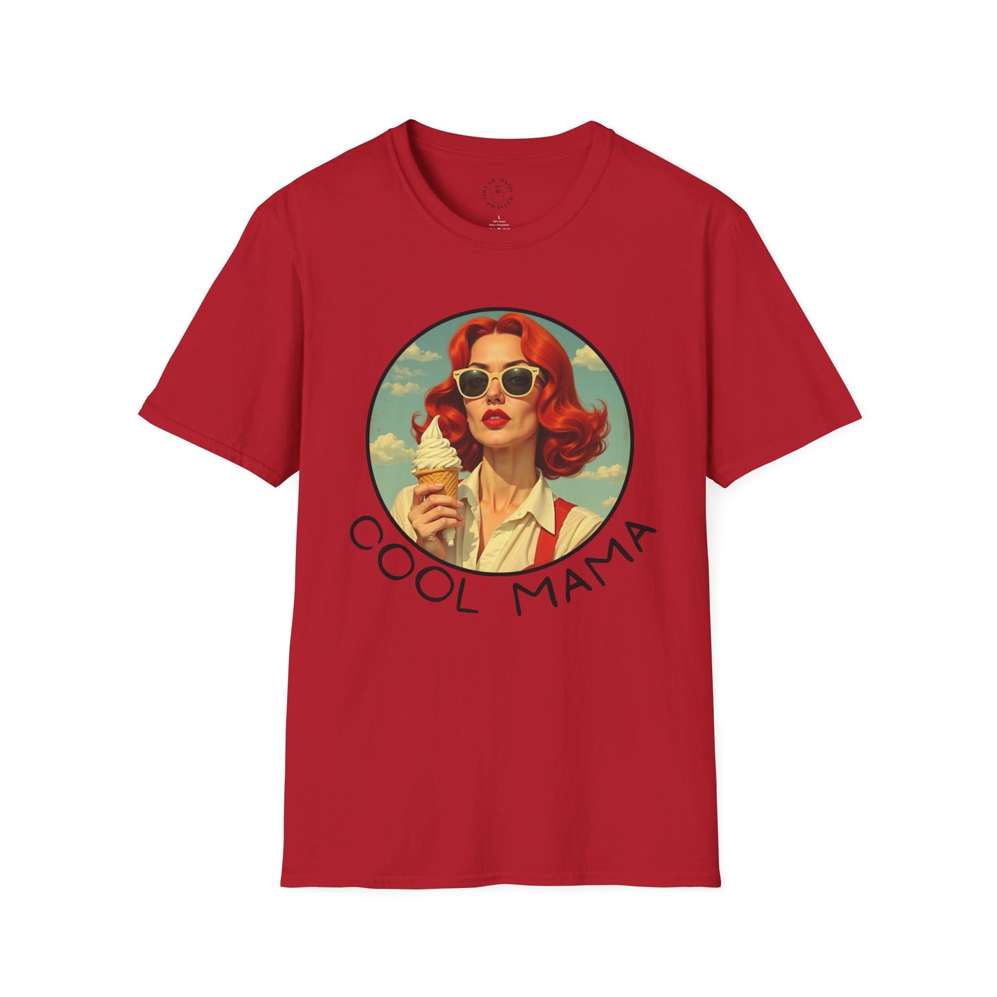 Cool Mama Vintage Graphic Unisex Softstyle T-Shirt