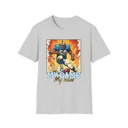 My Game My Rules Unisex Softstyle T-Shirt - Perfect for Sports Fans.sport