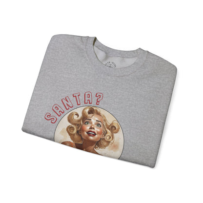 Funny Cookie Lover Sweatshirt - Retro Design - Santa? Christmas