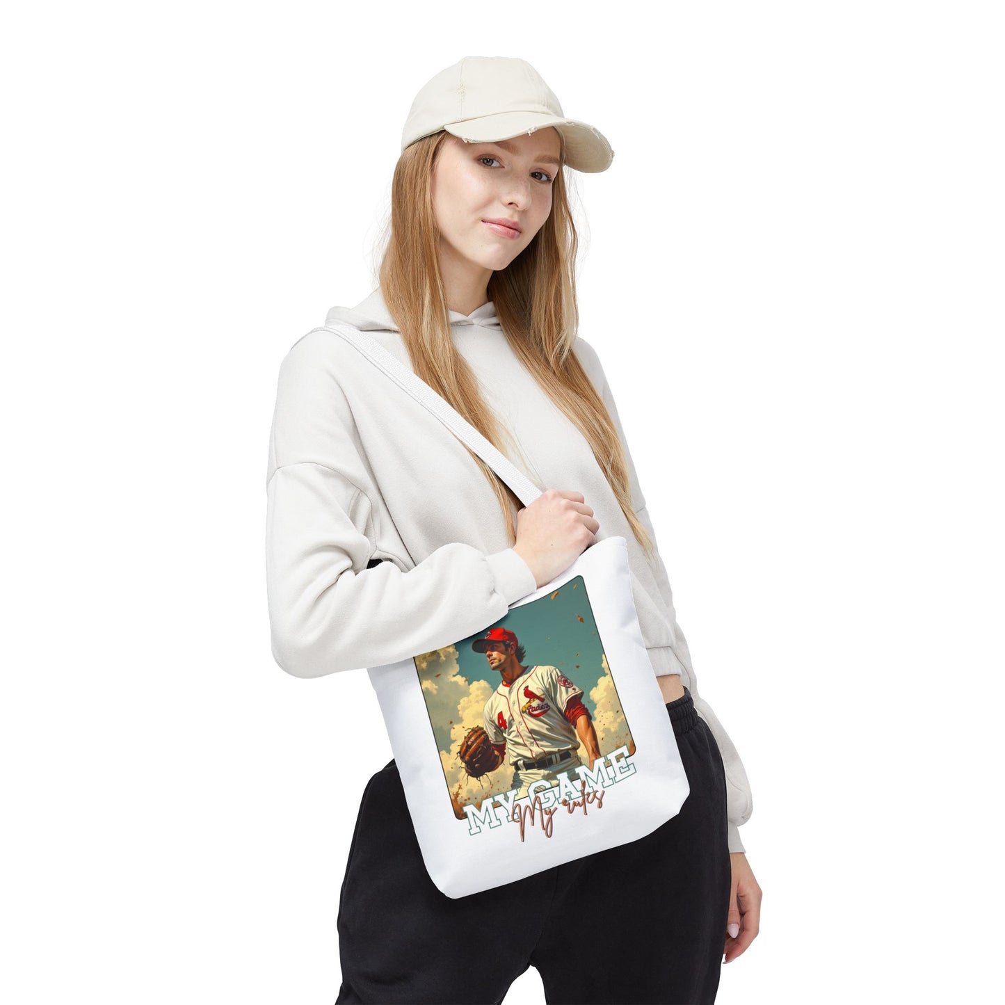 Baseball Tote Bag - My Game, My Stats - Perfect for Sports Fans