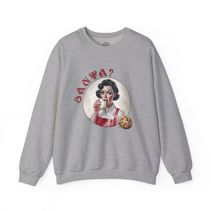 Funny Cookie Lover Sweatshirt - Retro Design - Santa? Christmas