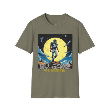 Men's Graphic T-Shirt - 'My Game My Rules' ,football, sport ,
