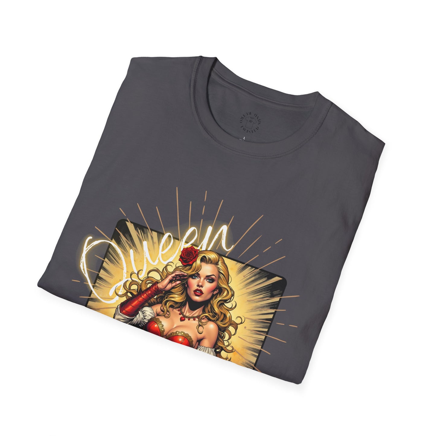 Empowered Women Unisex Softstyle T-Shirt - Bold & Confident Design, queen. girl