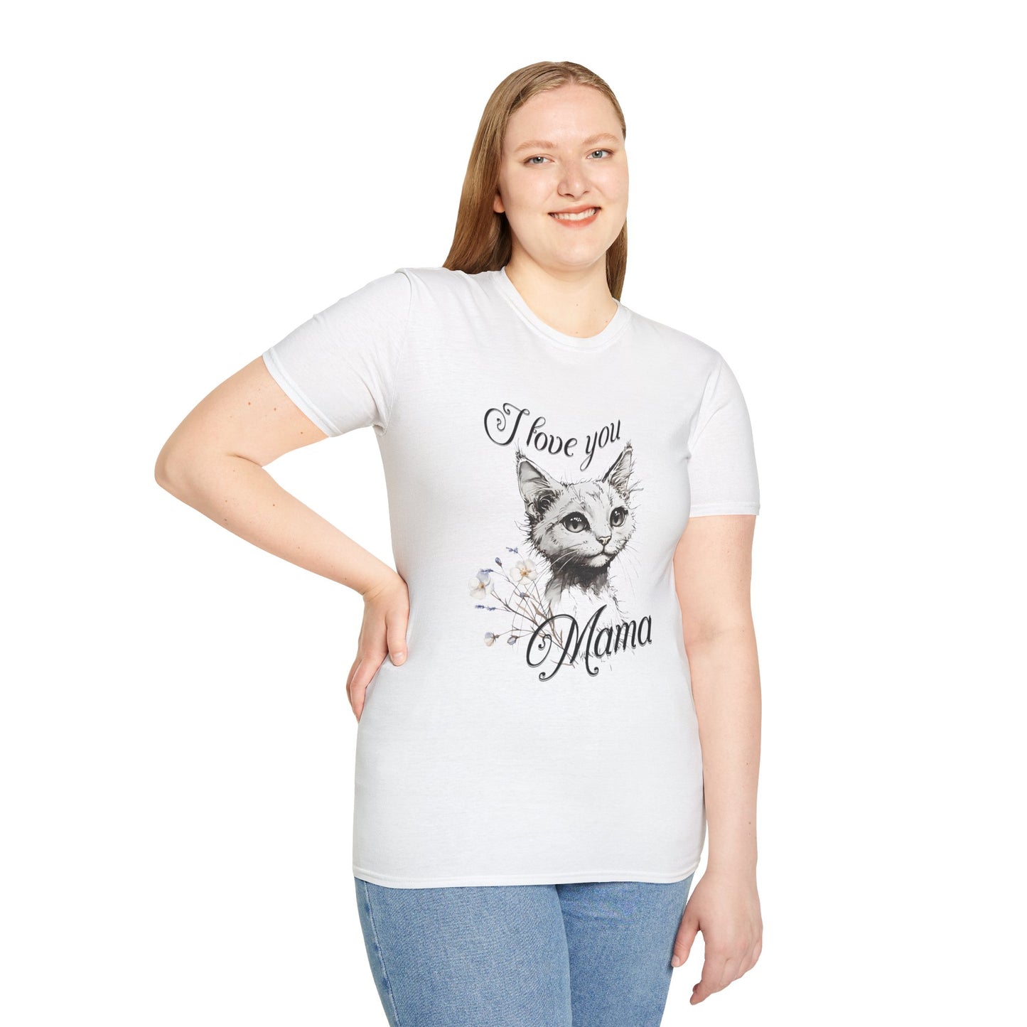 Mama Cat Love Unisex T-Shirt - Perfect Gift for Mother's Day,cat