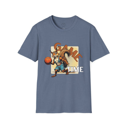 Basketball Squirrel Game Time Unisex T-Shirt,sport,twisted