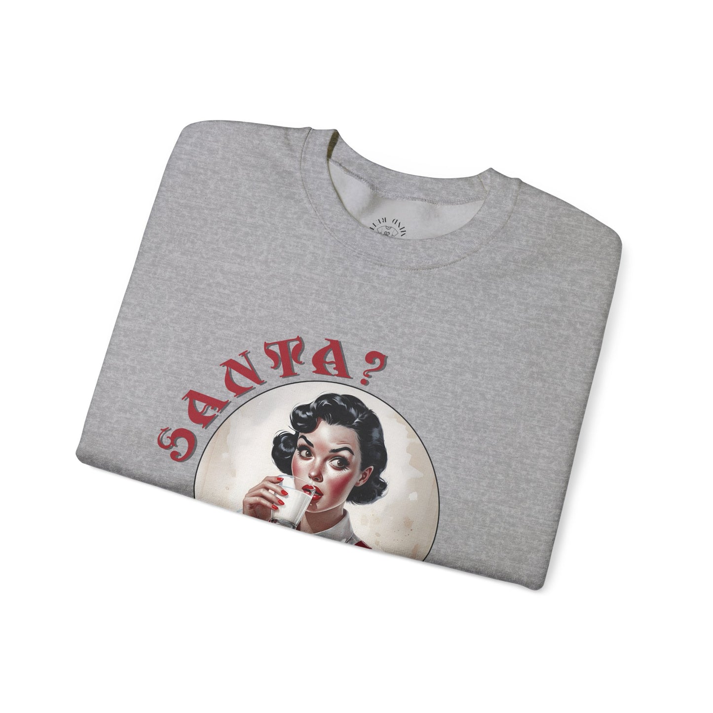 Funny Cookie Lover Sweatshirt - Retro Design - Santa? Christmas