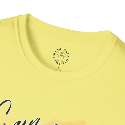 Colorful Floral Summer Unisex T-Shirt, Boho Shirt, Gift for Her, Vacation Tee, Festival Apparel, Summer Outfit