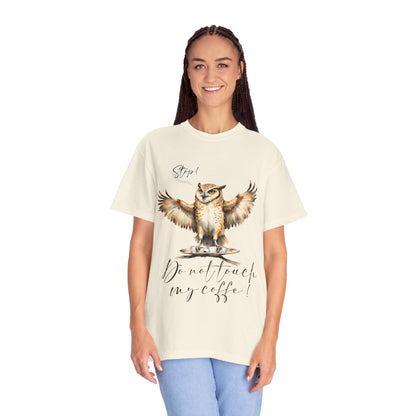 Owl “Do Not Touch My Coffee” Graphic T-Shirt