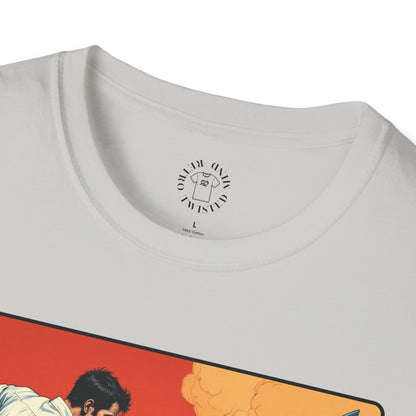 My Game Unisex Softstyle T-Shirt - Retro Shark Design Tee for Adventure Lovers, karate,sport